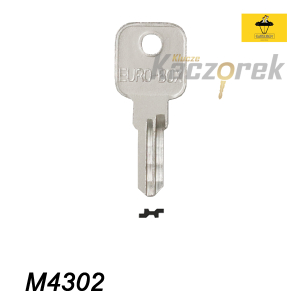 Mieszkaniowy 236 - klucz surowy - Euro-Box do zamka M4302